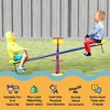 Kids Seesaw Swivel Teeter Totter with 360 Degree Spinning, 4 Seater Seesaw Outdoor Playground Equipment for Backyard - 4 of 4