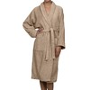 100% Cotton Ultra-Soft Terry Adult Unisex Lightweight Luxury Bathrobe by Blue Nile Mills - 2 of 4