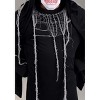 HalloweenCostumes.com Large   Glowing Reaper Kid's Costume, Black/White/Gray - 4 of 4