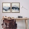 Stupell Industries Mysterious Abstract Obscure Watercolor 2pc Floating Frame Art Set - 2 of 4