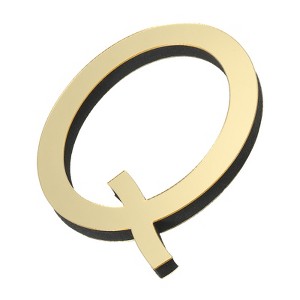 Unique Bargains Self-Adhesive Letter Acrylic Alphabet Mirror Wall Stickers - 1 of 4