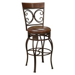 Empire 34 Barstool Wood Brown American Heritage Billiards Target