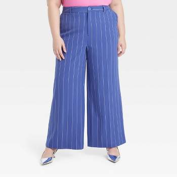 Women's High-Rise Wide Leg Trousers - Ava & Viv™