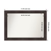 Amanti Art Sloped Non-Beveled Framed Bathroom Vanity Wall Mirror - 3 of 4