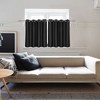 PiccoCasa Window Rod Pocket Valance Thermal Insulated Curtain Panels 2Pcs - 2 of 4