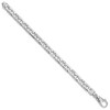 Black Bow Jewelry Mens 8.5mm 14K Gold Solid Fancy Anchor Chain Bracelet, 8.5 Inch - 2 of 3