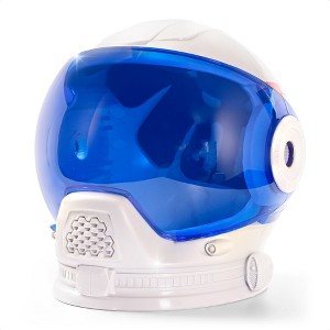 NASA Astronaut Helmet Halloween Costume Accessory for Kids - Wearable Space Helmet with Foam Padding, Sticker Sheet & Learning Guide - 1 of 4