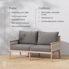 Nathan James Kayden Outdoor Loveseat Dark Gray - 3 of 4