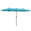 Sonkuki 13 x 7.2Ft Double-Sided Patio Umbrella with Large Canopy Outdoor Table Umbrella for Garden, deck and pool - 2 of 4