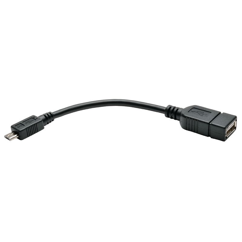 Tripp Lite Micro USB OTG Host Adapter Cable, 6", 1 of 4