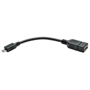Tripp Lite Micro USB OTG Host Adapter Cable, 6"