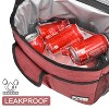 Tirrinia Large Lunch Bag for Women Men, 10.5L Insulated Leakproof Thermal Reusable Lunch Cooler Tote Bag with Front Pockets - 4 of 4