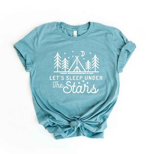 Simply Sage Market Women's Let's Sleep Under The Stars Short Sleeve Graphic Tee - 1 of 4
