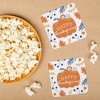 Big Dot of Happiness 25 Ct Happy Thanksgiving Drink Coasters, 4-Inch Disposable Square Paper Coasters for Fall Harvest Party Decoration - 3 of 4