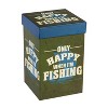 Evergreen Beautiful Only Happy When I'm Fishing Ceramic Travel Cup with Lid - 5 x 4 x 7 Inches - 4 of 4