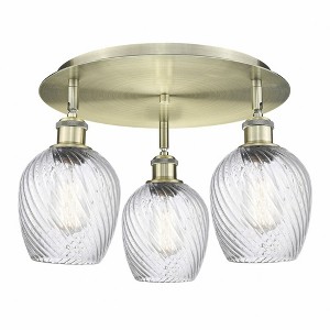 Salina - 3 Light Flush Mount In Industrial Style-9.5 Inches Tall and 16.75 Inches Wide - 1 of 1