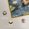 Art Remedy Monet Water Lilies Dog Rustic Chic Farmhouse Wall Art Framed - 4 of 4