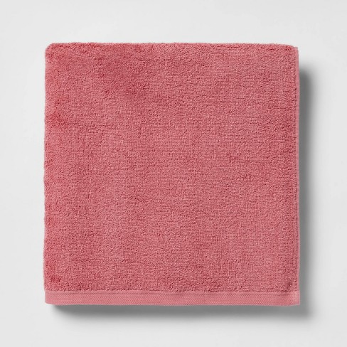 Everyday Waffle Towels - 100% Cotton - Bath Towel 30 x 54 in - Dusty Rose Pink