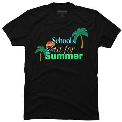 Men's Design By Humans School's out for Summer By Lamondcreations T-Shirt