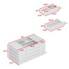 Famapy Multi-Functional Kitchen Island Dresser with High - Gloss Finish: Ample Drawers,Integrated LED,Organized Storage – Maximize Space - 4 of 4