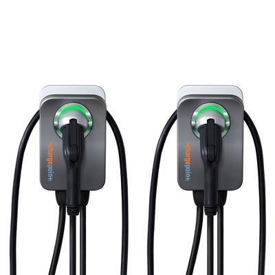 ChargePoint Home Flex Level 2 WiFi NEMA Electric Vehicle EV Charger 2 Pack