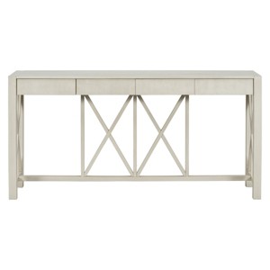 60" Farmhouse Entryway Console Table with 4 Drawers and Bottom Shelf, Sofa Table with X-Frame Design for Hallway or Dining Room - Panipeachy - 1 of 4