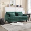 68.90" Chenille 2-Seater Loveseat with Wood Frame & Removable Cushions - 2 of 4