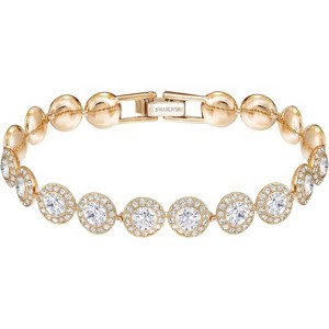 'Una Angelic' Crystal Tennis Bracelet, Sparkling Clear Stone Bracelet with Elegant Design - 1 of 4