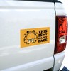 Garfield This Is My Happy Face Automotive Bumper Sticker - 4 of 4
