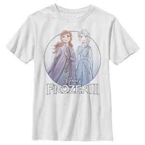 Boy's Frozen 2 Sister Circle Logo T-Shirt - 1 of 4