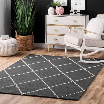 Nuloom Hand Tufted Elvia Area Rug, 3' x 5', Gray