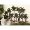 Metal Tree Indoor Outdoor Palm Wall Decor Green - Olivia & May: Iron Artwork, Nautical Style, Vertical Display - 2 of 4