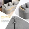 110'' Curved Modular Sofa Sectional Sleeper, High-Density Foam Chenille Couch for Living Room Apartment, No Assembly-3irtyhousy - 3 of 4