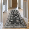 Abynow Vintage Floral Farmhouse Indoor Washable Area Rug - 2 of 4
