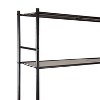 Organize It All Over The Bed/Desk Steel Etagere Spacesaver Black Kennedy International: Decorative Storage, 2 Open Shelves - 4 of 4