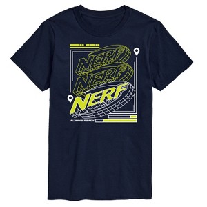 Men's - NERF - Nerf Neon Grid Logo Short Sleeve Graphic T-Shirt - 1 of 4