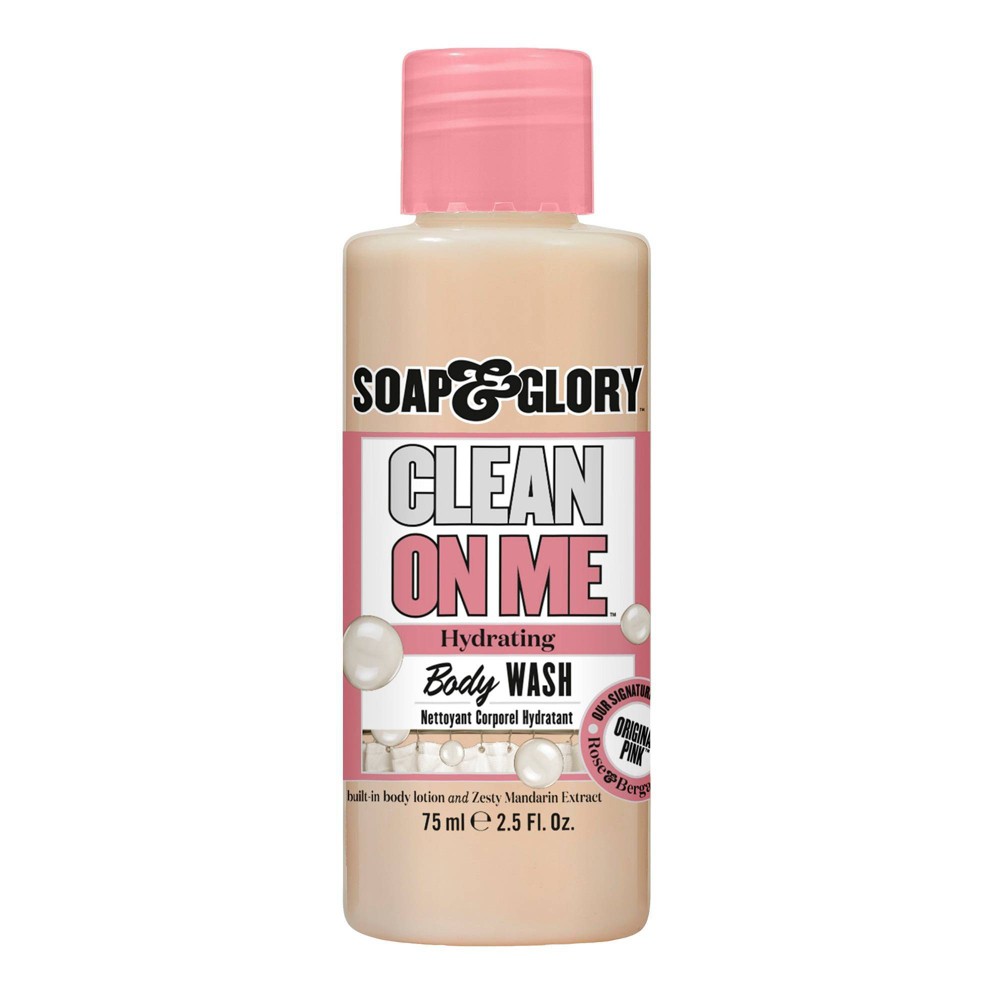 Soap & Glory Clean on Me Mini Rose Body Wash - 2.53 fl oz