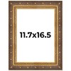 PosterPalooza | Museum Gold Picture Frame - UV Acrylic, Foam Board Backing, Hanging Hardware - 2 of 4