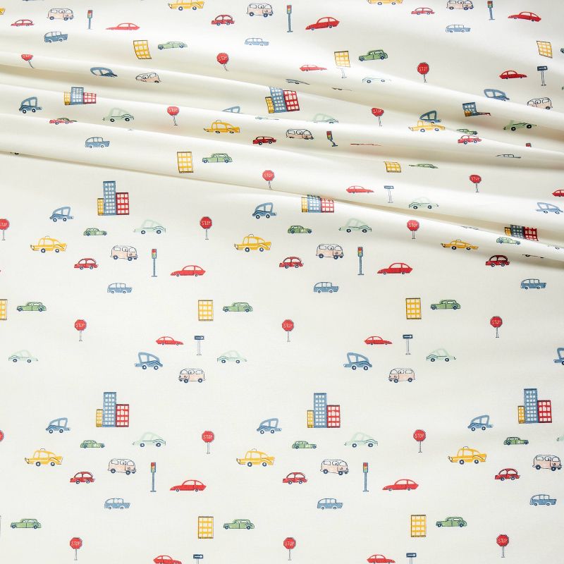 City Cars Cotton Kids' Sheet Set - Pillowfort™, 4 of 7