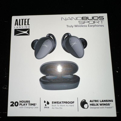 Altec Lansing Nanobuds Sport True Wireless Bluetooth Earbuds : Target