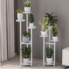 Plant Shelving Multi-Layer Flower Pot Holder Corner Metal Flower Pot Stands Heavy Duty Plant Shelf - 4 of 4
