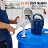 VEVOR Drum Pump, 6.5 GPM Flow, Rotary Barrel Pump Hand Crank, Fits 5 to 55 Gallon Drums with 3-Section Suction Tube Assembly and Hose, Designed - 3 of 4