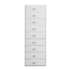 VANITII 9-Drawer Makeup Vanity Storage Unit with Lights, White - 2 of 4