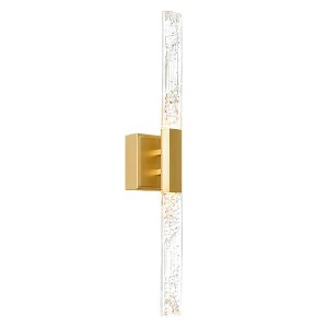 CWI Lighting Greta Integrated LED Brass Vanity Light - 1 of 4