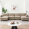 GDFStudio Dominic 140” Modular Chenille U-Shaped Sectional Sofa with Ottoman and Charging Port - 2 of 4