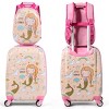 Costway 2PC Kids Luggage Set 18'' Rolling Suitcase & 12'' Backpack Travel ABS - 4 of 4