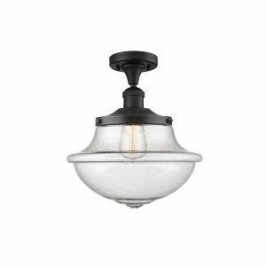 Oxford - 1 Light Semi-Flush Mount In Traditional Style-13.5 Inches Tall and 11.75 Inches Wide - 1 of 1