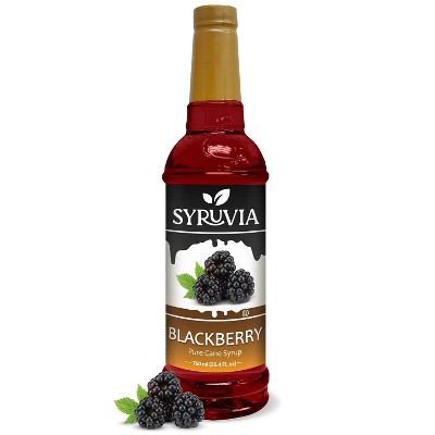 Syruvia Blackberry Syrup - 25.4 fl oz. Premium Flavoring Syrup
