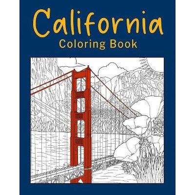 California Coloring Book - by  Paperland (Paperback)