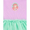 Disney Princess Baby Girls Cosplay Bodysuit With Skirt Overlay & Headband Outfit Set Newborn to Infant - 4 of 4